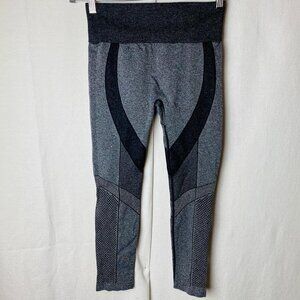 Zella gray and black leggings size M